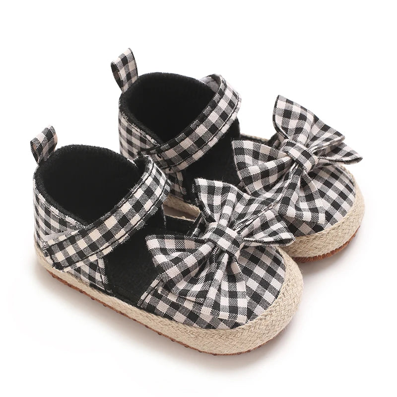 Autumn Bow Baby Girl Shoes