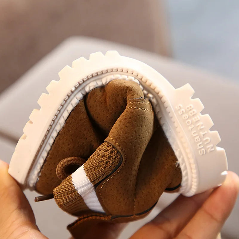 Boy's/Girl's Autumn Leather Winter Snow Boots