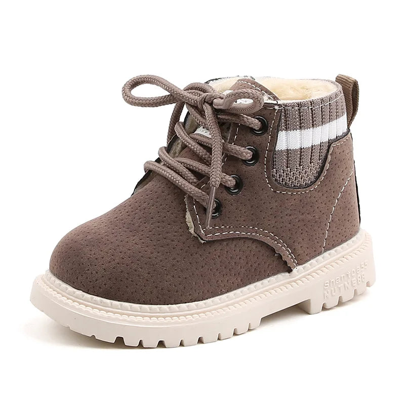 Boy's/Girl's Autumn Leather Winter Snow Boots