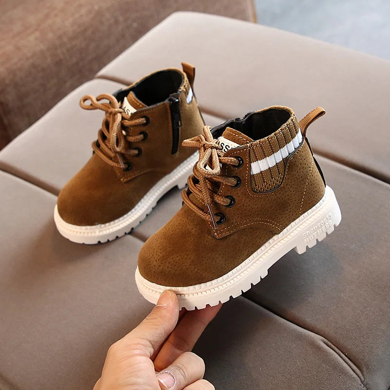 Boy's/Girl's Autumn Leather Winter Snow Boots
