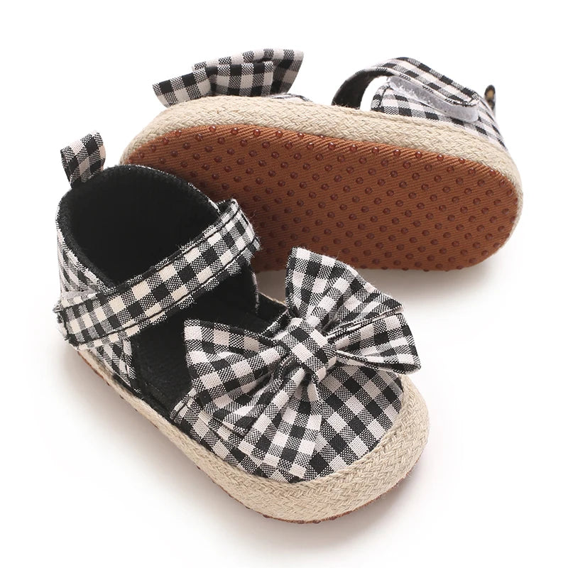 Autumn Bow Baby Girl Shoes