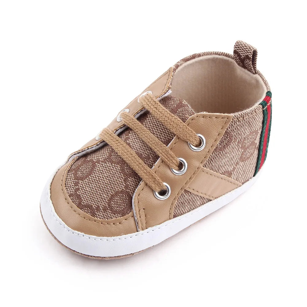 Newborn Baby Boy Shoes Casual High Top Non-Slip Sneakers